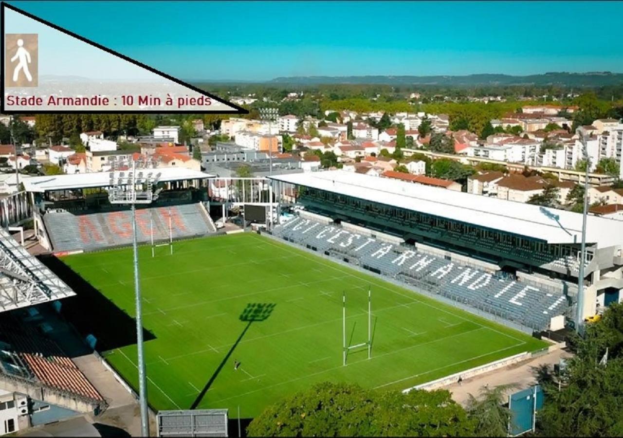 Douce Escale - Agen Sud, T2, Rdj, Clim Reversible, Proche Enap Exteriér fotografie